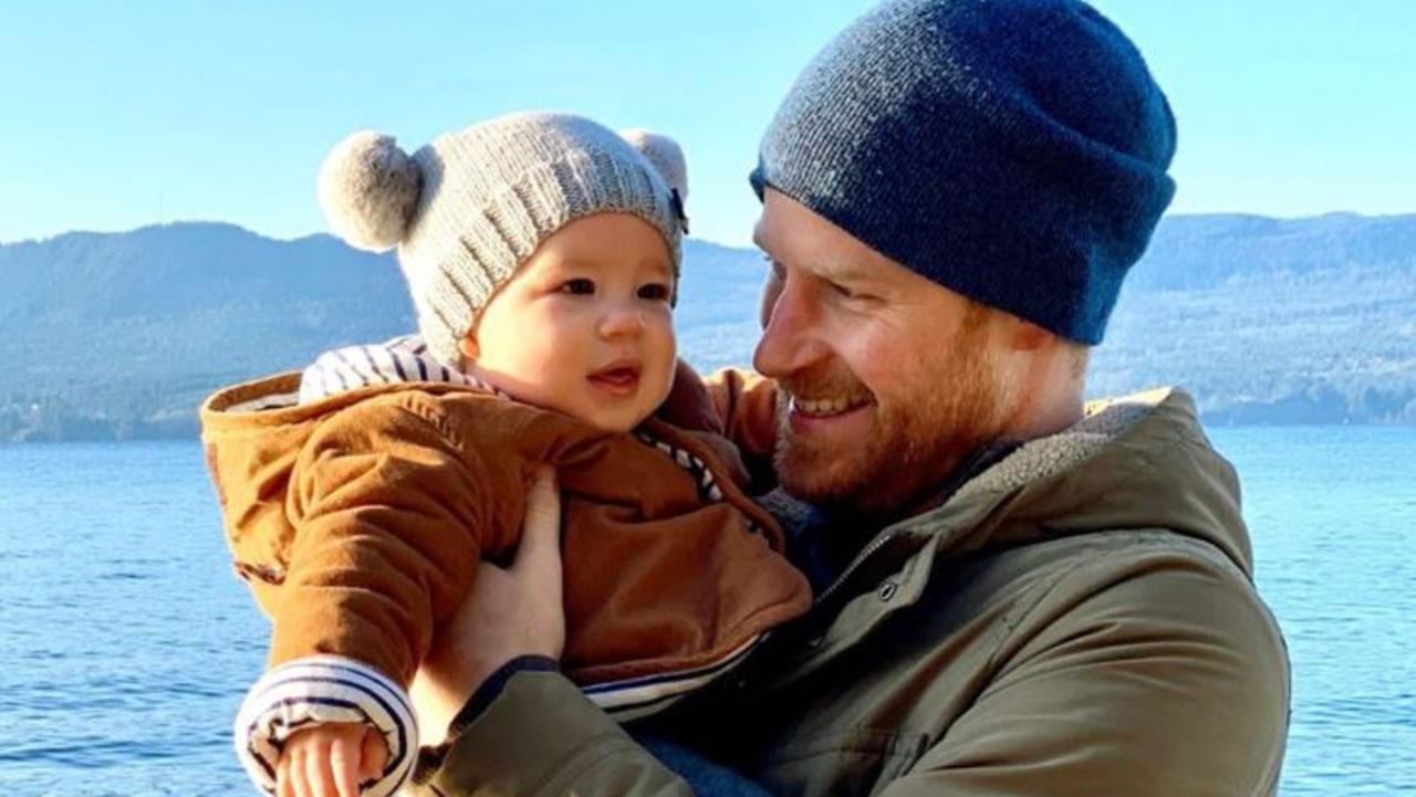 Prince Harry and baby Archie in Canada. Picture: Instagram