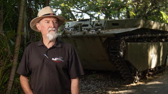 Darwin Military Museum director Norman Cramp. Picture: Keri Megelus