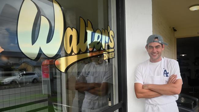 Criminal Coffee owner Danny Simmonds has opened a 1920s-style venue Walter's Diner at Maroochydore. Picture: Tegan Annett