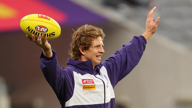 Nat Fyfe impressed again in his mid-forward role against the Tigers. Picture: Paul Kane/Getty Images