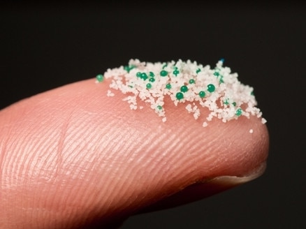 Certain face, body and hair products containing microbeads will also be banned. Picture: Fred Dott/Greenpeace