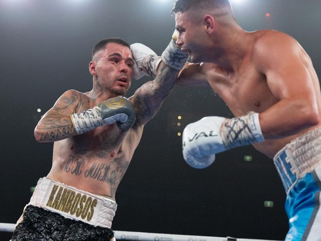 George Kambosos in action against Jake Wyllie. Picture: Supplied