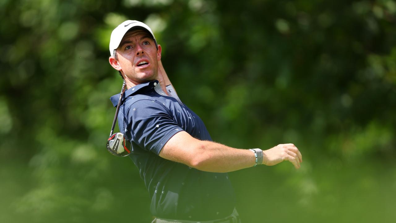 ‘He’s never done that’: Rory has quad bogey meltdown in bizarre rollercoaster round
