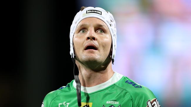 The Raiders could be without skipper Jarrod Croker to start the season. Picture: Getty Images.