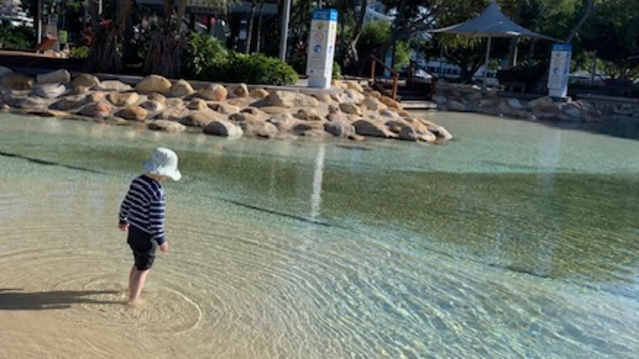 The beach along South Bank just 10 minutes from the Emporium in Brisbane CBD. Picture: News Corp