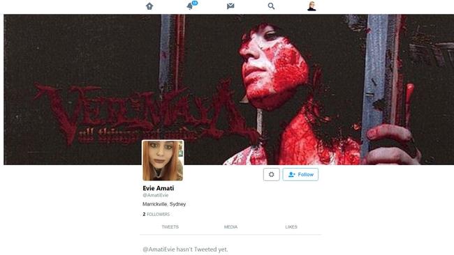 A bloodied face on Evie Amati’s Facebook page soon after the union organiser was arrested in January 2017.