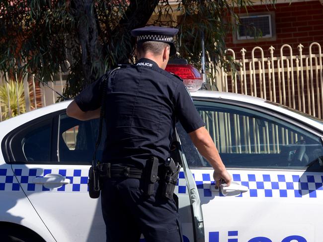 18/2/16. A fatal stabbing occurred last night at Gay Ave, Gilles Plains. Plus some generic Police photos for Colin JamesPic: Keryn Stevens