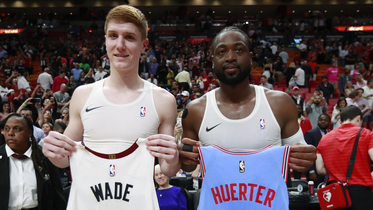 Former Hawks guard Kevin Huerter is welcomed home by fans