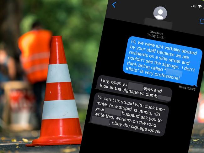 Roadworks rage SMS condemned but company goes dark