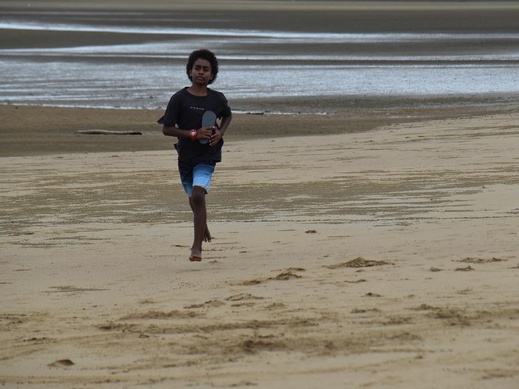 Esaias Woyse at the Mackay & District South Sea islander Association's 2022 Australia Day Celebrations in Quota Park. Picture: Lillian Watkins