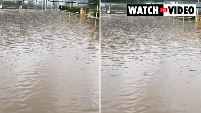 Flooding at Wisemans Ferry Bowling Club