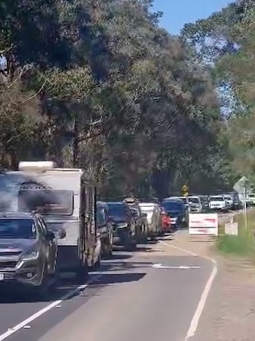 Melba Highway traffic on September 29.