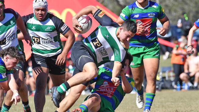 Sunnybank no13 Colts Rugby Sunnybank v GPS Saturday July 9, 2022. Picture, John Gass