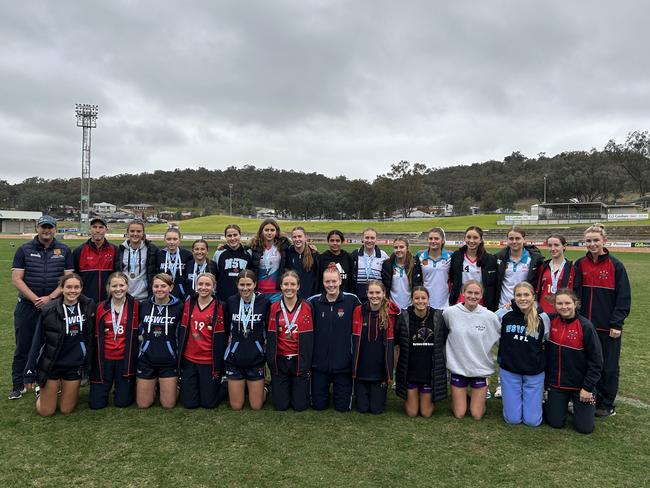 The NSW All Schools U15s girls team chosen for the nationals. Picture: Contributed