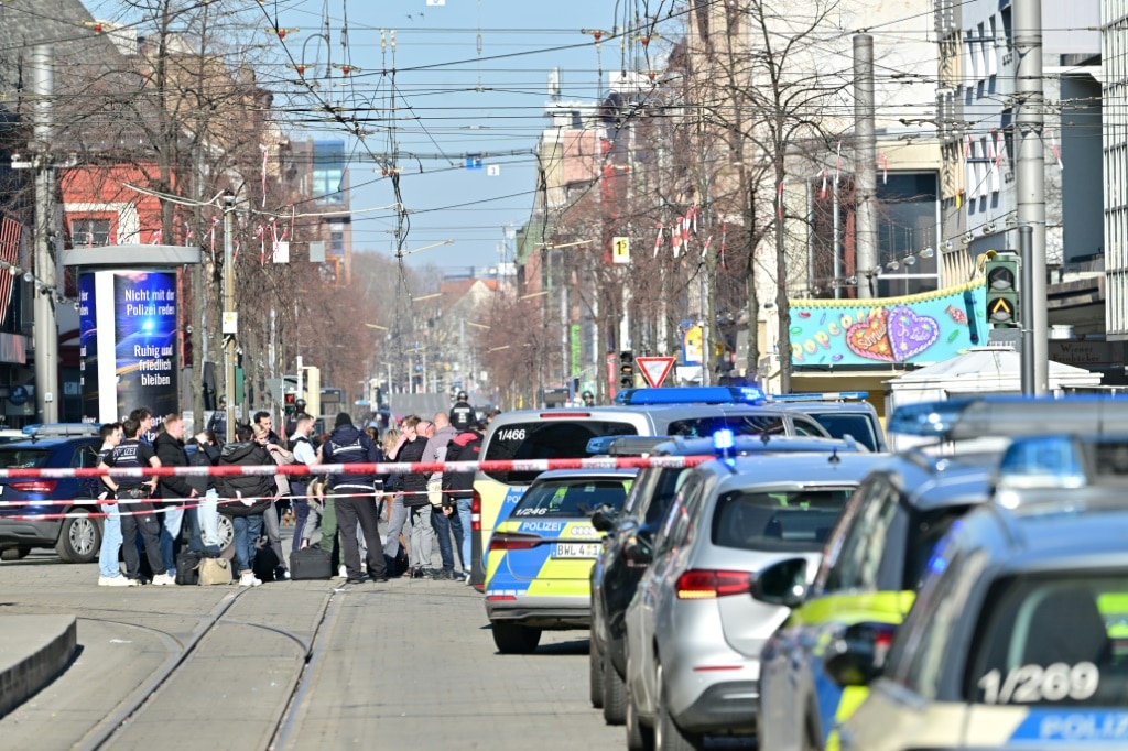 One dead, several hurt as car hits crowd in German city: police