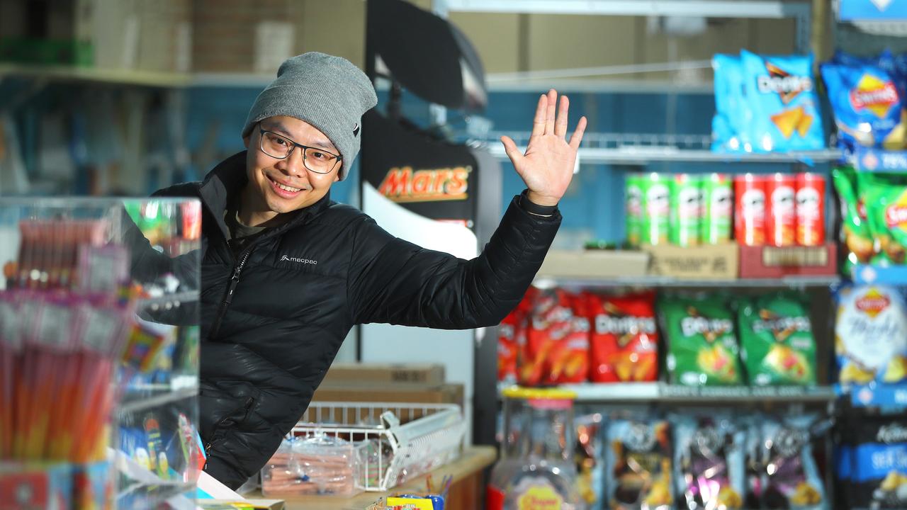 Mr Zheng says he will “give his absolute best to serve the community” before his store’s closure at the end of July. Picture: Alison Wynd