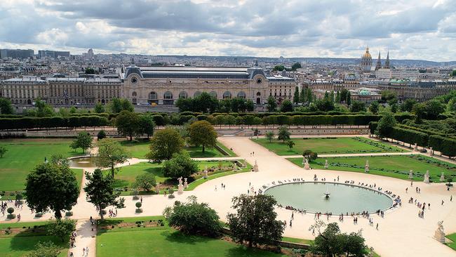 The Tuileries's Gardens, next to the Museum of the Louvre in Paris, France. Photography: Getty Images