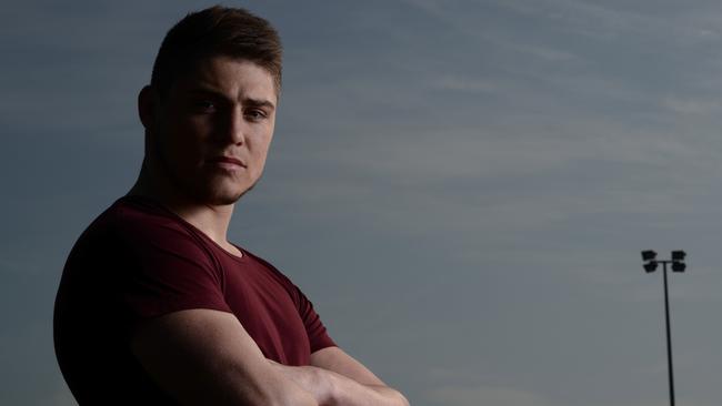 SUNBURY, UNITED KINGDOM - MARCH 12: James O'Connor of London Irish poses for a portrait during a Premiership Rugby player feature on March 12, 2014 in Sunbury, England. (Photo by Steve Bardens/Getty Images)