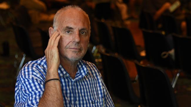 Controversial euthanasia advocate Philip Nitschke during his visit to the Gold Coast. Photo: Steve Holland