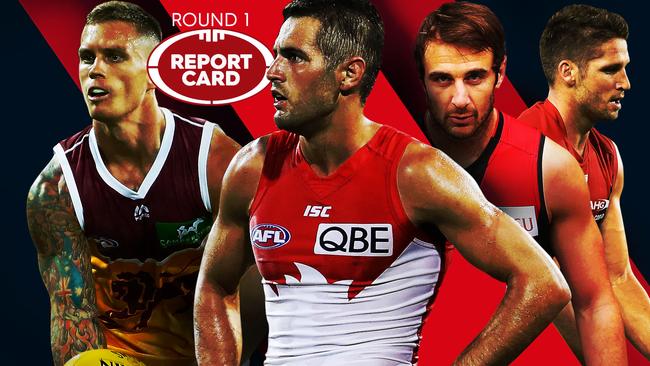 AFL Round 1 Report Card.