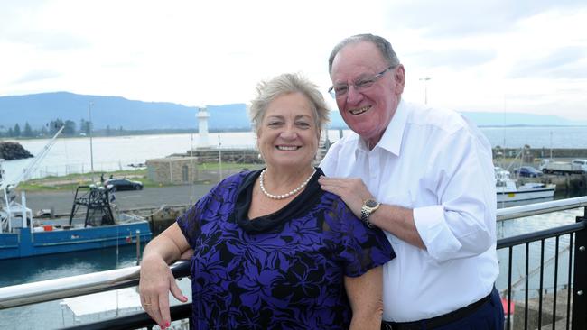 Peter Newell, with wife Judy, has been involved with to call it a day after close to 15 years as Chairman and Director of the Clubs NSW board.