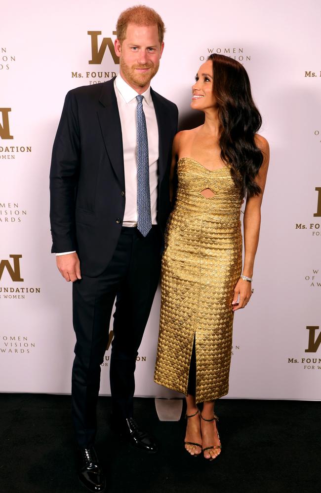 The couple at the Women In Vision Awards in May. Picture: Kevin Mazur/Getty Images Ms. Foundation for Women