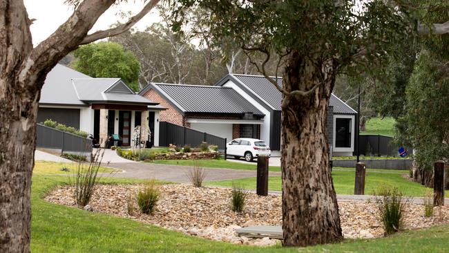 Housing at the Newenham estate in Mount Barker.