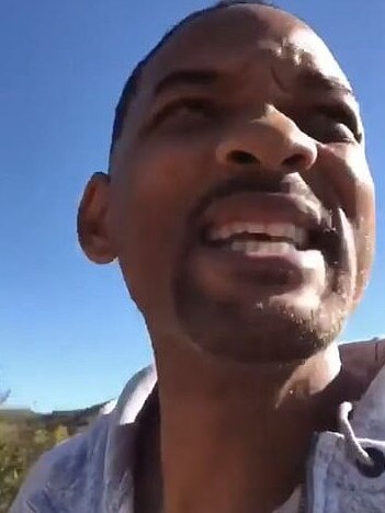 Superstar Will Smith posted live to Instagram as bushfires threatened his Calabasas home. Picture: Instagram