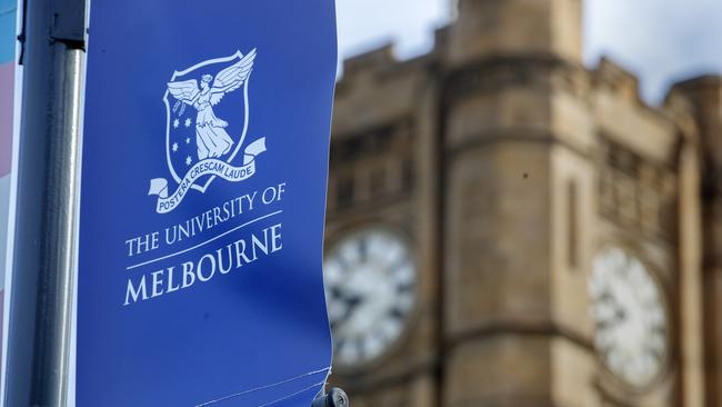 The University of Melbourne is now 13th in the world in the QS World University Rankings. Picture: David Geraghty