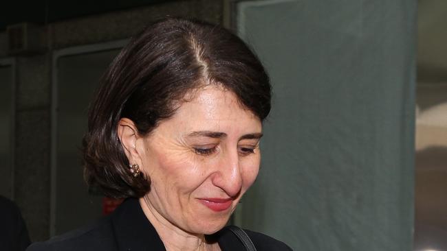 Former NSW premier Gladys Berejiklian arrives at the ICAC hearing in Sydney on Monday. Picture: Gaye Gerard