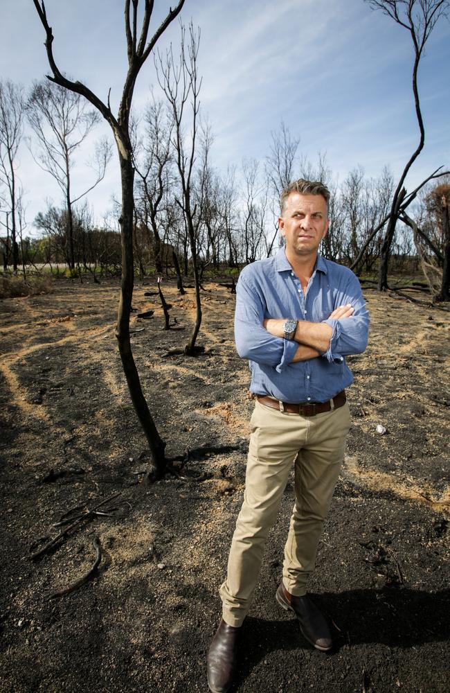 Andrew Constance was personally affected by the south coast bushfires. Picture: Liam Driver