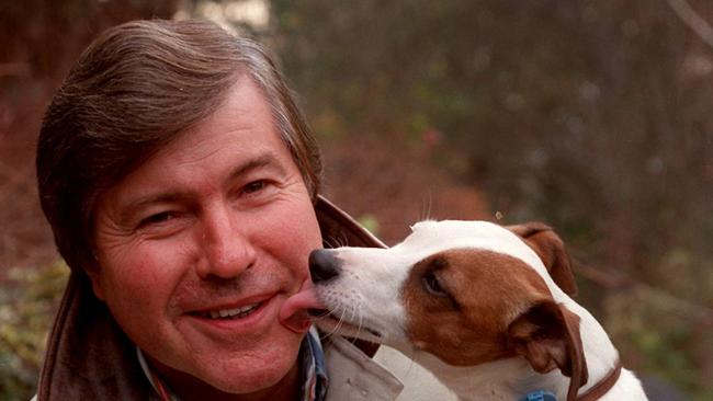 Cordeaux, with his dog Berkley.