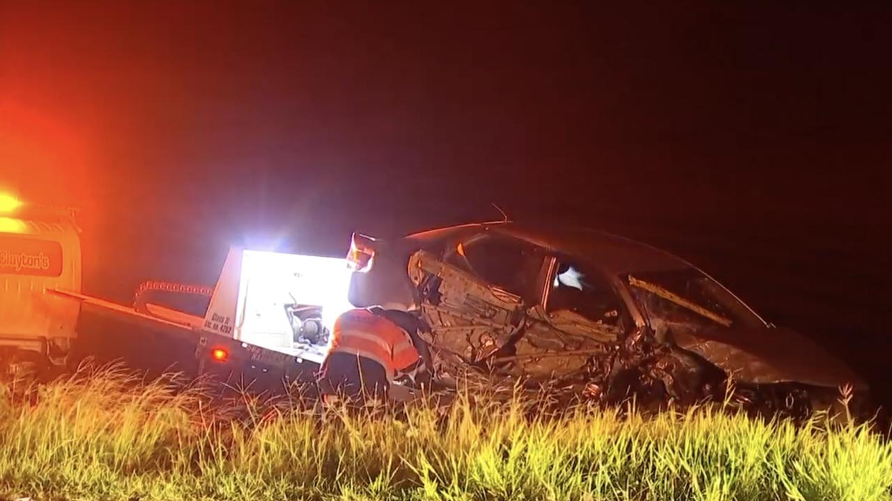 Mr Evangelista, 53, had been driving home from work in his silver Kia. Image: 7News Mackay