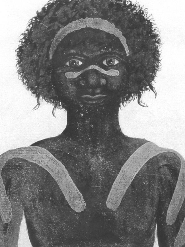 Typical depiction of an Aborigine