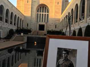 WAR HISTORY: The life of Bundaberg Private David Gray Findlay has been remembered at a special ceremony at the Australian War Memorial. Picture: Contributed