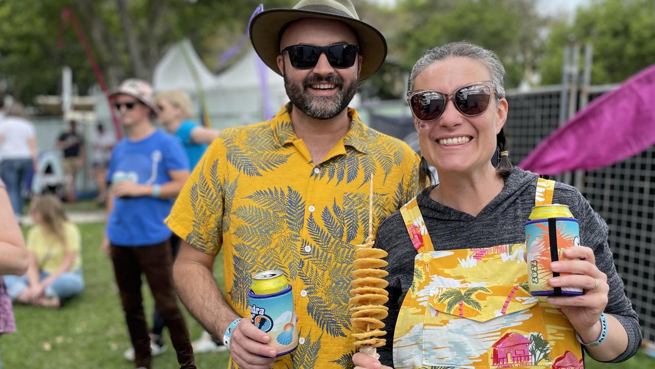 Trent, left, and Amy, right. Picture: Asa Andersen.