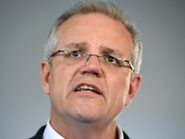 Prime Minister Scott Morrison on Friday said Australia’s strong economy was not going to pay for ‘welfare fraud’. Picture: AAP