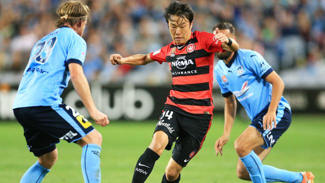 Jumpei’s performance in the derby suggests good thing to come. Pic: Mark Evans