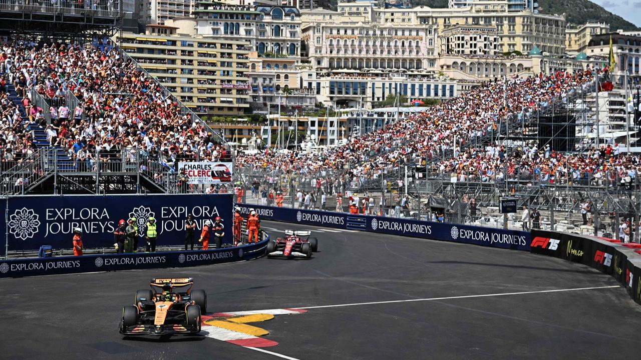 It is impossible to overtake on Monaco’s street circuit. (Photo by Gabriel BOUYS / POOL / AFP)