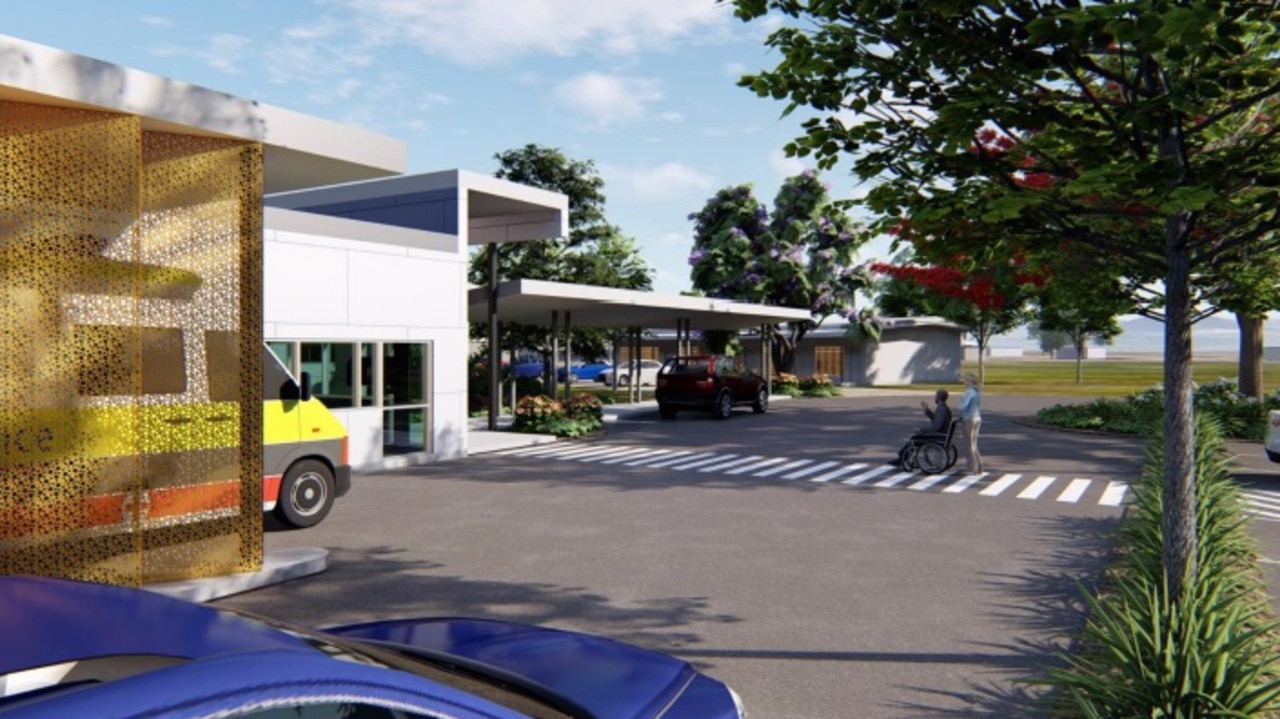 Design plans for the new $31.5 million Sarina Hospital along Brewers Road, Sarina. Picture: Contributed