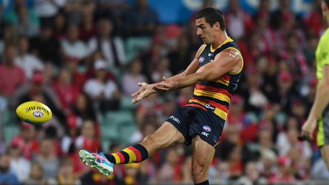 Taylor Walker in action on Friday night. Picture: AAP