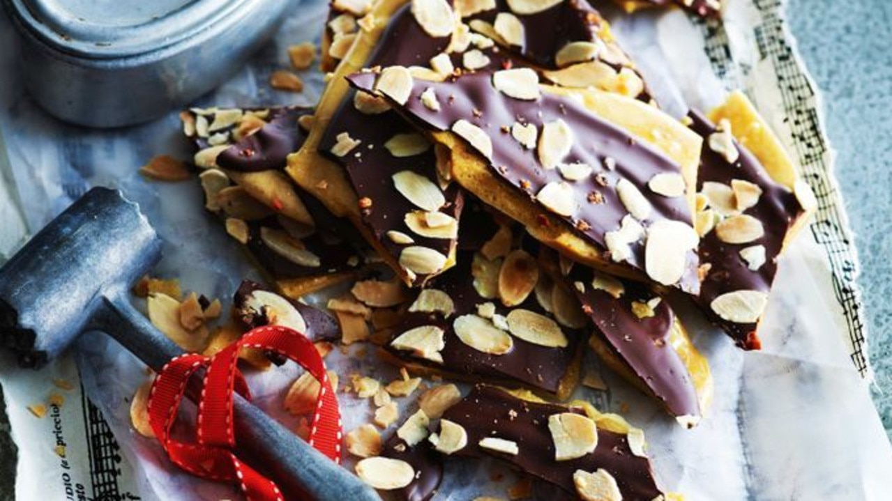 Chilli salted chocolate and ginger honeycomb. Picture: Taste.com.au.