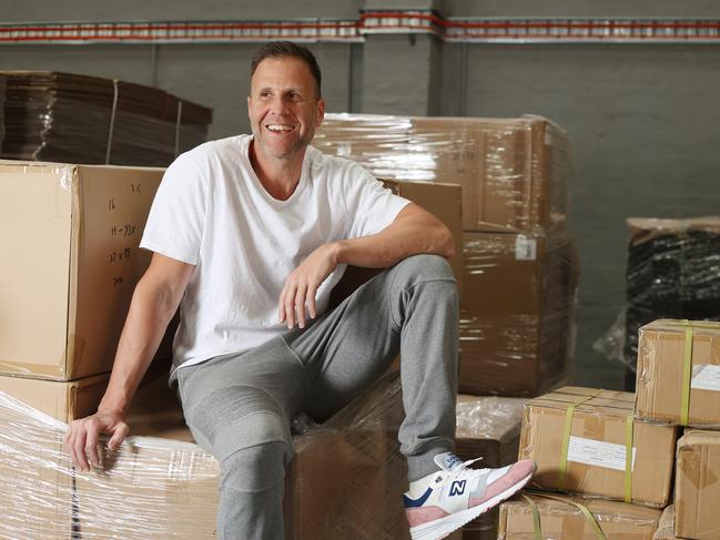 F45 Training Gyms Co-Founder Rob Deutsch at his new start-up Markot in Sydney. Picture: Jane Dempster/The Australian