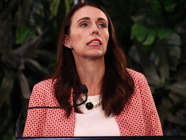 AUCKLAND, NEW ZEALAND - FEBRUARY 22: New Zealand Prime Minister Jacinda Ardern holds a joint press conference with Scott Morrison at Government House on February 22, 2019 in Auckland, New Zealand. The Australian Prime Minister is on a one-day visit to Auckland. (Photo by Phil Walter/Getty Images)