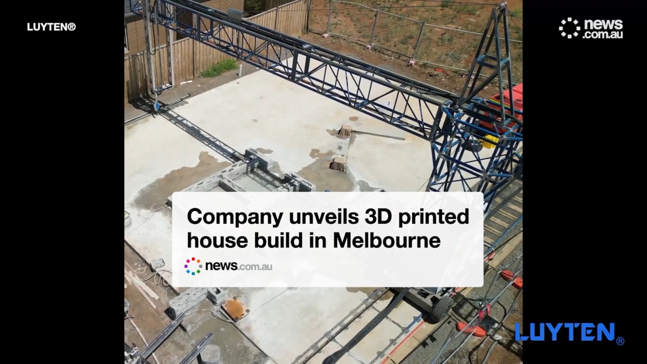 Company unveils 3D printed house build in Melbourne