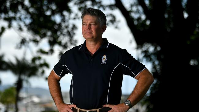 Townsville RSL president Col Mosch at Anzac Park. Picture: Evan Morgan