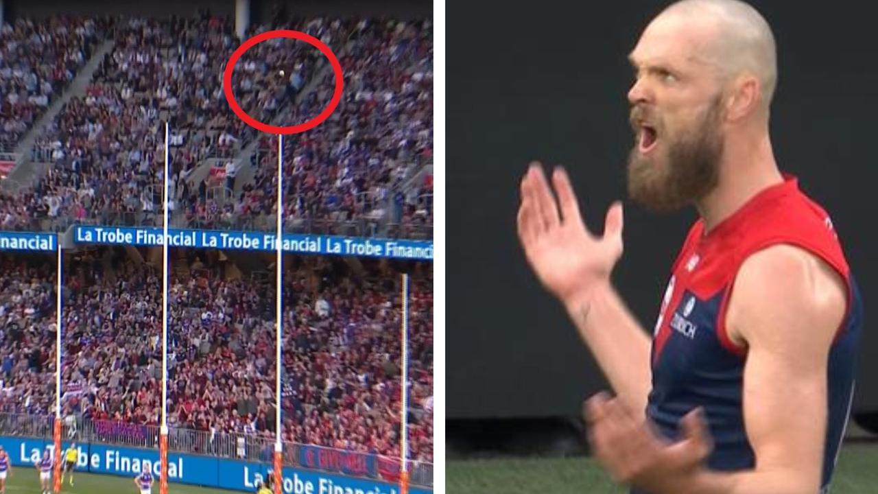 Max Gawn was left baffled by the goal umpire's decision on Grand Final night.