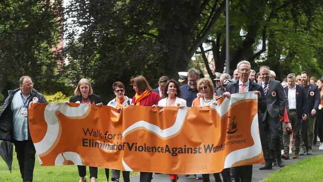 Walk and rally for the elimination of violence against women. Picture: Nikki Davis-Jones