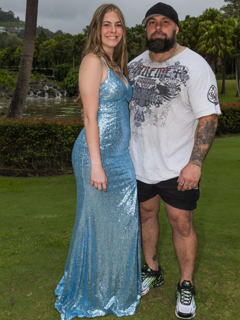 Paige Kerrell &amp; Lee Kerrell at the Toormina High Formal.