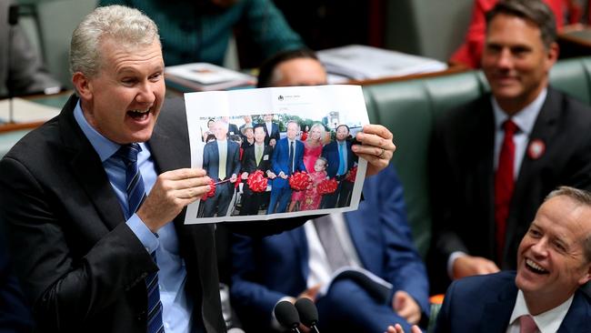 Tony Burke during Question Time. Picture: Kym Smith.